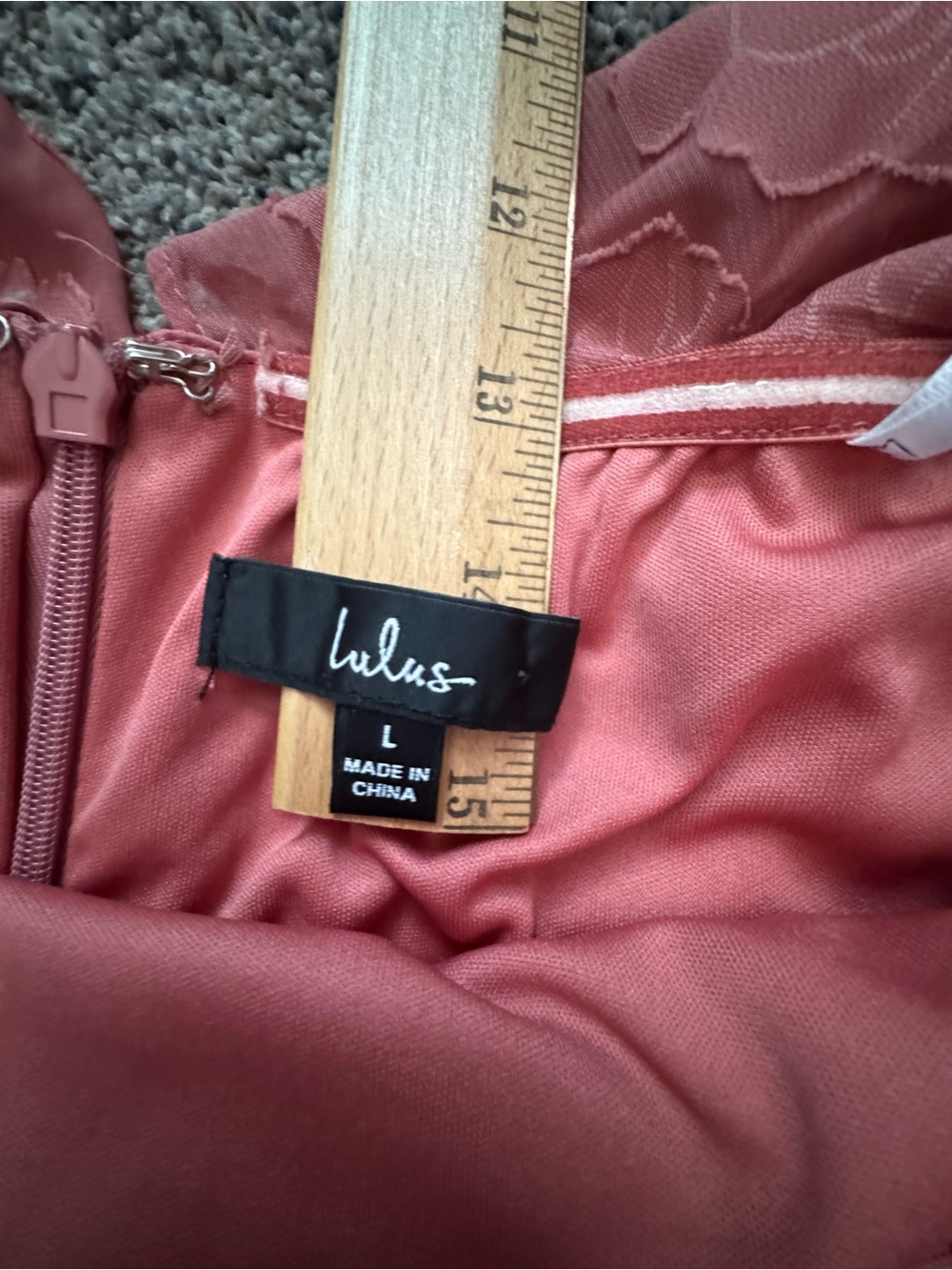 Lulu's Dusty Rose Ruffle Tiered Maxi Dress - Picture 9 of 12